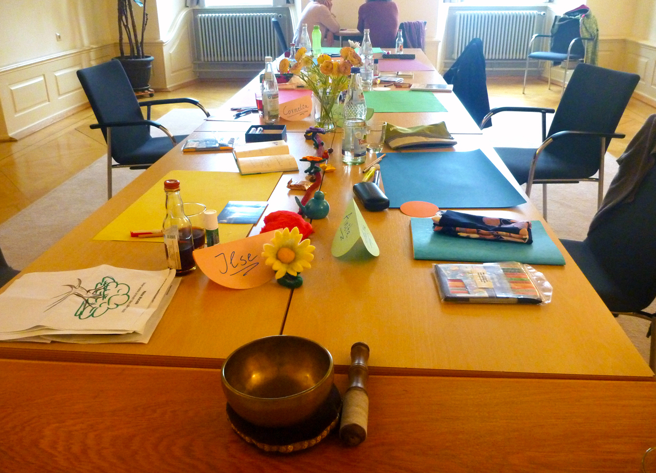 Im Bildungshaus Kloster Schöntal, Biografisches Seminar mit Mechthild Messer Beruf und Biografie